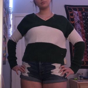 Green Hollister Sweater
